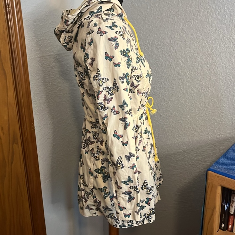 ModCloth Butterfly Print Cotton  Spring Jacket - Picture 6 of 8